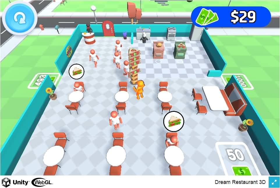 三网H5小游戏【超级汉堡店】最新整理Linux手工服务端+安卓-小皮源码网